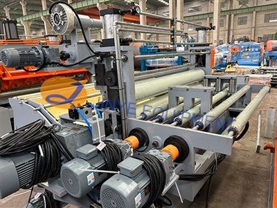 Linia do cięcia wzdłużnego zwojów aluminium